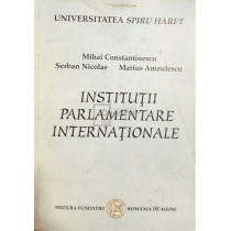 Institutii parlamentare internationale