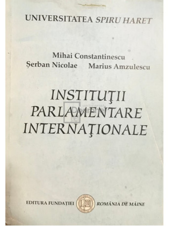 Institutii parlamentare internationale