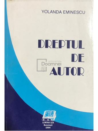 Yolanda Eminescu - Dreptul de autor - 1994 - Brosata