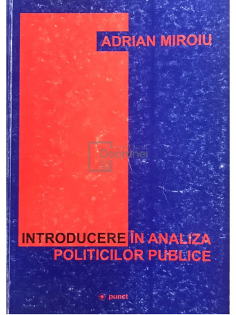 Introducere in analiza politicilor publice