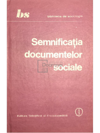 Semnificatia documentelor sociale