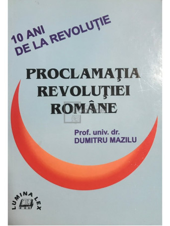 Proclamatia revolutiei romane