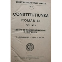 Constitutiunea Romaniei din 1923