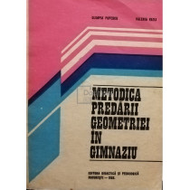 Metodica predarii geometriei in gimnaziu