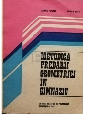 Metodica predarii geometriei in gimnaziu