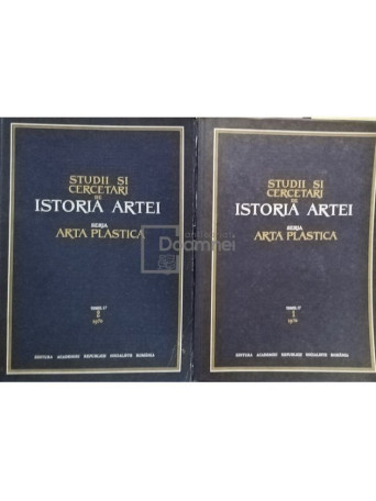 Studii si cercetari de istoria artei, tomul 17, 2 vol.