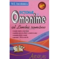 Dictionar de omonime al limbii romane