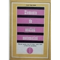 Elemente de analiza matematica