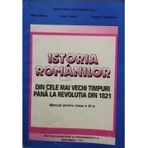 Istoria romanilor din cele mai vechi timpuri pana la Revolutia din 1821