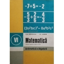 Matematica - Manual pentru clasa a VI-a