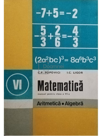 Matematica - Manual pentru clasa a VI-a