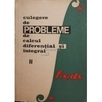 Culegere de probleme de calcul diferential si integral, vol. II