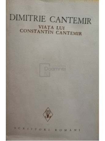 Viata lui Constantin Cantemir