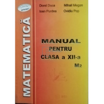 Matematica - Manual pentru clasa a XII-a M2