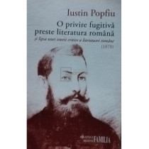 O privire fugitiva preste literatura romana