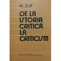 De la istoria critica la criticism (semnata)