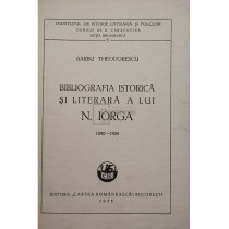 Bibliografia istorica si literara a lui N. Iorga (semnata)