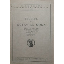 Elogiul lui Octavian Goga