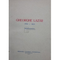 Gheorghe Lazar (1779-1823) - Biobibliografie