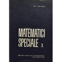 Matematici speciale, vol. 1