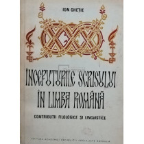 Inceputurile scrisului in limba romana