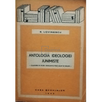 Antologia ideologiei junimiste