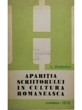 Aparitia scriitorului in cultura romaneasca