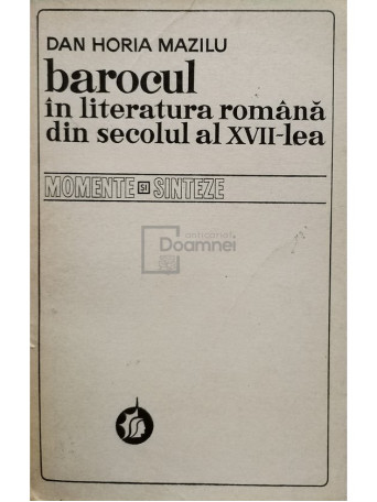 Barocul in literatura romana din secolul al XVII-lea