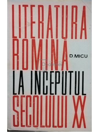 Literatura romana la inceputul secolului XX