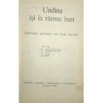 Undina isi ia ramas bun