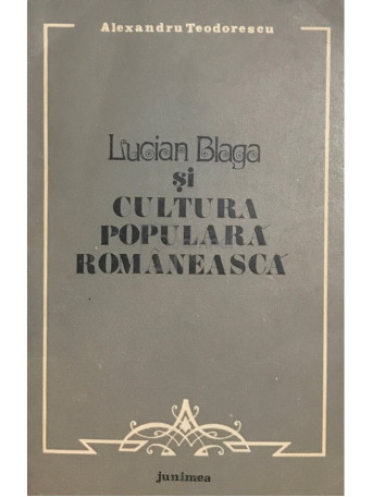 Lucian Blaga si cultura populara romaneasca