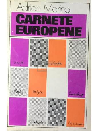 Adrian Marino - Carnete europene - 1976 - Brosata