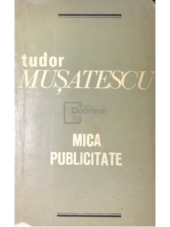 Mica publicitate. Scrieri, vol. 3