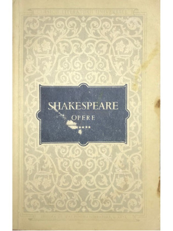 W. Shakespeare - Opere, vol. 5 - 1958 - Brosata