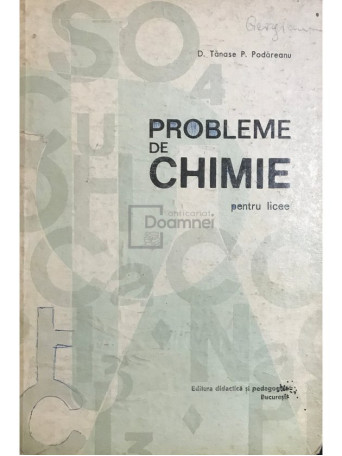 Probleme de chimie pentru licee