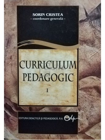 Curriculum pedagogic, vol. 1