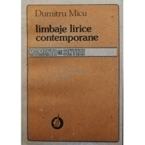 Limbaje lirice contemporane