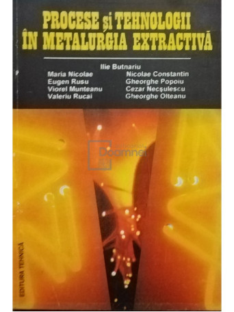 Procese si tehnologii in metalurgia extractiva