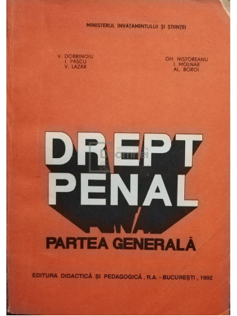 Drept penal, partea generala