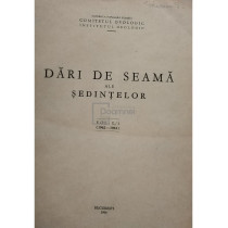 Dari de seama ale sedintelor, vol. L/1