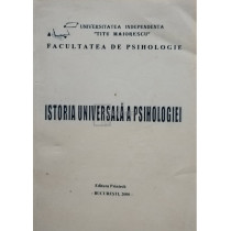 Istoria universala a psihologiei