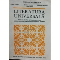 Literatura Universala, Manual pentru clasele a IX-a si a XII-a