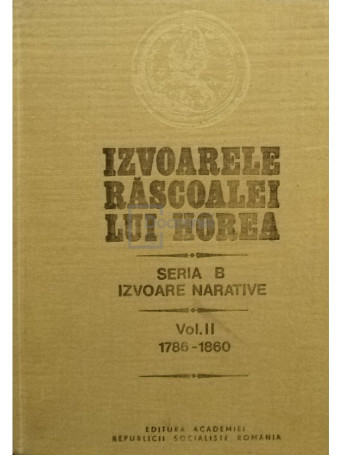 Izvoarele Rascoalei lui Horea, seria B, vol. II