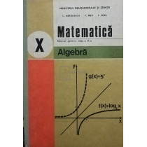 Matematica - Manual pentru clasa a X-a, algebra