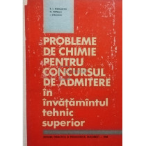 Probleme de chimie pentru concursul de admitere in invatamantul tehnic superior