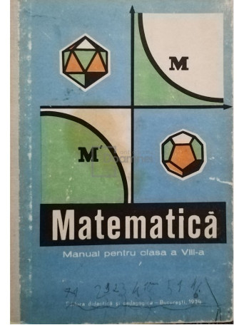 Matematica - Manual pentru clasa a VIII-a