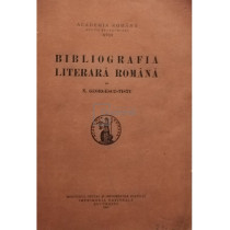 Bibliografia literara romana (semnata)