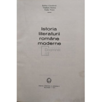 Istoria literaturii romane moderne