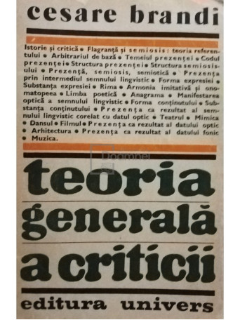 Teoria generala a criticii