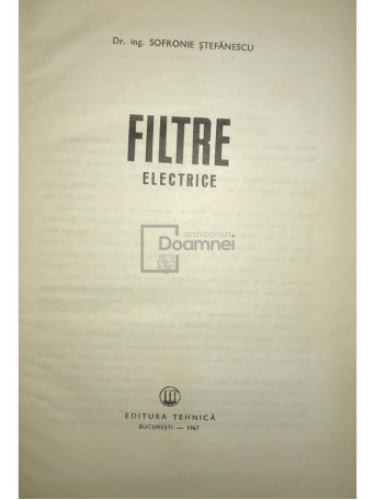 Filtre electrice